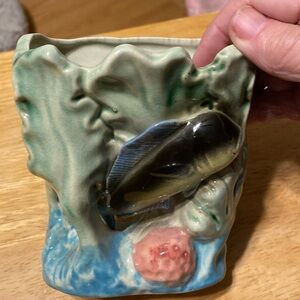 Vintage  fish wallpocket made in Japan